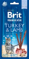 Cat Treats Brit Premium by Nature Cat Sticks with Turkey & Lamb 3 pcs - Pamlsky pro kočky