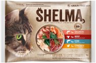 Shelma kapsička pre mačky 2× mäso, 2× ryba 4× 85 g - Kapsička pre mačky