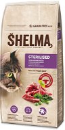 Granule pro kočky Shelma bezobilné granule s čerstvým hovězím pro sterilizované kočky 8 kg - Granule pro kočky
