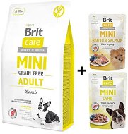 Brit Care Mini Grain Free Adult Lamb 2kg + 2 x Pouch 85g - Dog Kibble