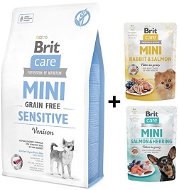 Brit Care Mini Grain Free Sensitive 2 kg + 2× kapsička 85 g - Granuly pre psov