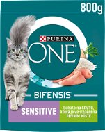 Purina ONE Bifensis Sensitive s morčacím a ryžou 800 g - Granule pre mačky