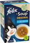 Felix Soup Delicious Selection of Fish with Cod, Tuna and Flounder 6 × 48g - Cat Soup