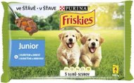 Friskies Junior s kuraťom a mrkvou v šťave 4× 100 g - Kapsička pre psov