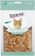 Dokas – Losos a treska mini steaky pre mačky 25 g - Maškrty pre mačky