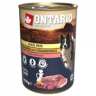 ONTARIO konzerva kačacie paté s brusnicami 400 g - Konzerva pre psov