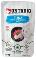 Ontario Kapsička tuniak vo vývare 80 g - Polievka pre mačky