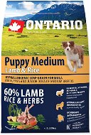 Ontario Puppy Medium Lamb & Rice 2,25 kg - Granule pre šteniatka