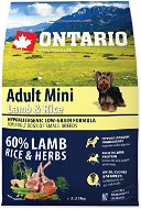 Ontario Adult Mini Lamb & Rice 2,25kg - Dog Kibble
