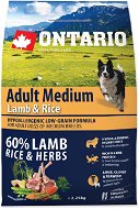 Ontario Adult Medium Lamb & Rice 2,25 kg - Granuly pre psov