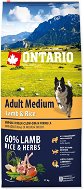 Ontario Adult Medium Lamb & Rice 12 kg - Granuly pre psov