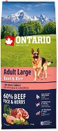 Ontario Adult Large Beef & Rice 12kg - Dog Kibble