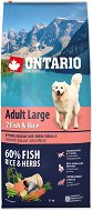 Ontario Adult Large Fish & Rice 12kg - Dog Kibble