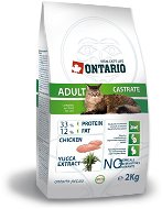 ONTARIO Adult Castrate 2 kg - Granule pre mačky