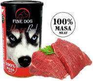 FINE DOG Konzerva HOVÄDZIA, 100 % mäsa, 1200 g - Konzerva pre psov