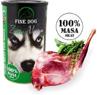 FINE DOG konzerva ZVERINA 100 % Mäsa 1200 g - Konzerva pre psov