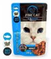 FINE CAT kapsička GRAIN-FREE Adult LOSOS v omáčke 22× 100 g - Kapsička pre mačky