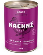 Louie Kompletné krmivo – kačacie (95 %) s ryžou (5 %) 400 g - Konzerva pre psov