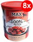 MAX deluxe kostky hovězí svaloviny 800 g, 8 ks - Konzerva pro psy
