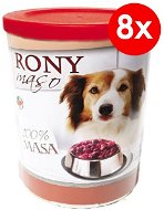 Rony Meat 800g, 8 pcs - Canned Dog Food