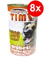 TIM Poultry 1200g, 8 pcs - Canned Dog Food