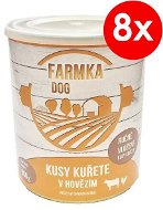 FOGKA DOG with Chicken 800g, 8 pcs - Canned Dog Food