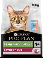 Pro Plan cat Sterilised savoury duo s treskou a pstruhom 10 kg - Granule pre mačky