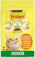 Friskies Indoor pre mačky žijúce prevažne v byte s kuraťom a so zeleninou 10 kg - Granule pre mačky