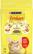 Friskies s hovädzím, s kuraťom a so zeleninou 10 kg - Granule pre mačky