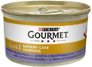 Gourmet gold Savoury Cake s jahňacím a zelenými fazuľkami, 85 g - Konzerva pre mačky