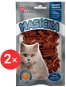 Akinu Kachní nudličky pro kočky 2 × 50 g - Sušené maso pro kočky