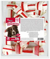 Akinu Two-tone Leather Knot 13cm 10 pcs - Dog Treats