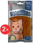 Akinu Kuřecí řezanky pro kočky 2 × 50 g - Sušené maso pro kočky