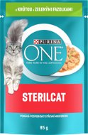 Purina ONE Sterilcat mini filetky s morkou a zelenými fazuľkami v šťavě 85 g - Kapsička pre mačky