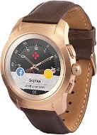 MyKronoz ZeTime Premium Pink Gold/Brown – 39 mm - Smart hodinky
