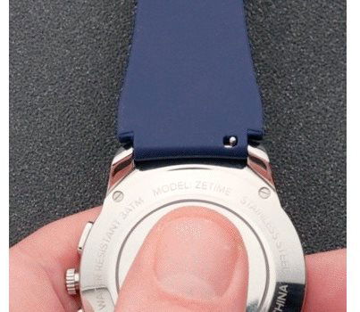 MyKronoz ZeTime Premium 44 mm ezüst fekete színben Okosóra