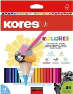 KORES KOLORES Buntstifte - 24 Farben - Buntstifte