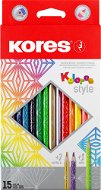 KORES KOLORES STYLE Buntstifte - 15 Farben - Buntstifte