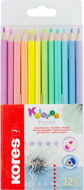 KORES KOLORES Pastel 12 barev - Pastelky