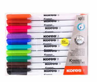 KORES K-MARKER táblamarker készlet, vékony, 10 szín - Marker