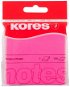 KORES 75 x 75mm, 100 sheets, Pink Neon - Sticky Notes