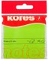 KORES 75 x 75mm, 100 sheets, Neon Green - Sticky Notes