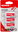 Radiergummi - 40 mm x 21 mm x 10 mm - weiß - 3er-Pack