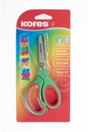Children’s Scissors KORES with soft grip 13 cm, green-red - Dětské nůžky