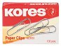 KORES Round Paper Clips 33mm - Package of 100 pcs - Paper Clips