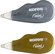 Correction Tape KORES MINI Roller 5 m x 5 mm, metallic design - pack of 2 - Korekční páska