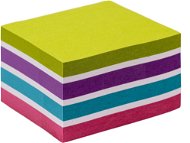 KORES CUBO Pastel újrahasznosított 75 x 75 mm, 450 lap, többféle szín - Öntapadós jegyzettömb