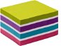 KORES CUBO Pastel Recyklovaný 75 × 75 mm, 450 lístkov, mix farieb - Samolepiaci bloček