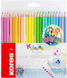 Buntstifte KORES Kolores Pastel LOLLIPOPZ, 24 Farben - Pastelky
