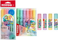KORES Pastel pack LOLLIPOPZ - ballpoint pens, highlighters and glue - Kit
